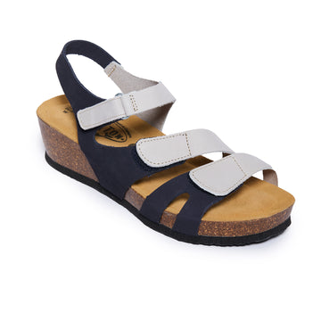 Plakton Platform Wedge Sandal – Ash Blue Pearl